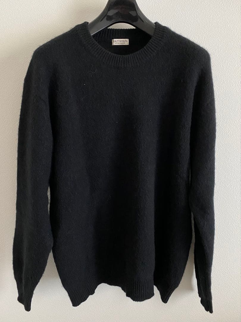 ビューティアンドユース ユナイテッドアローズ　ヤク クルーネック ニット L