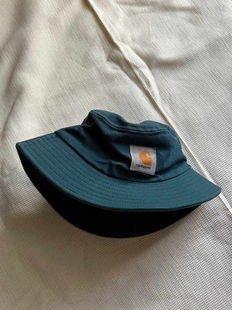 stussy × carheart バケットハット ダック エメラルド L/XL