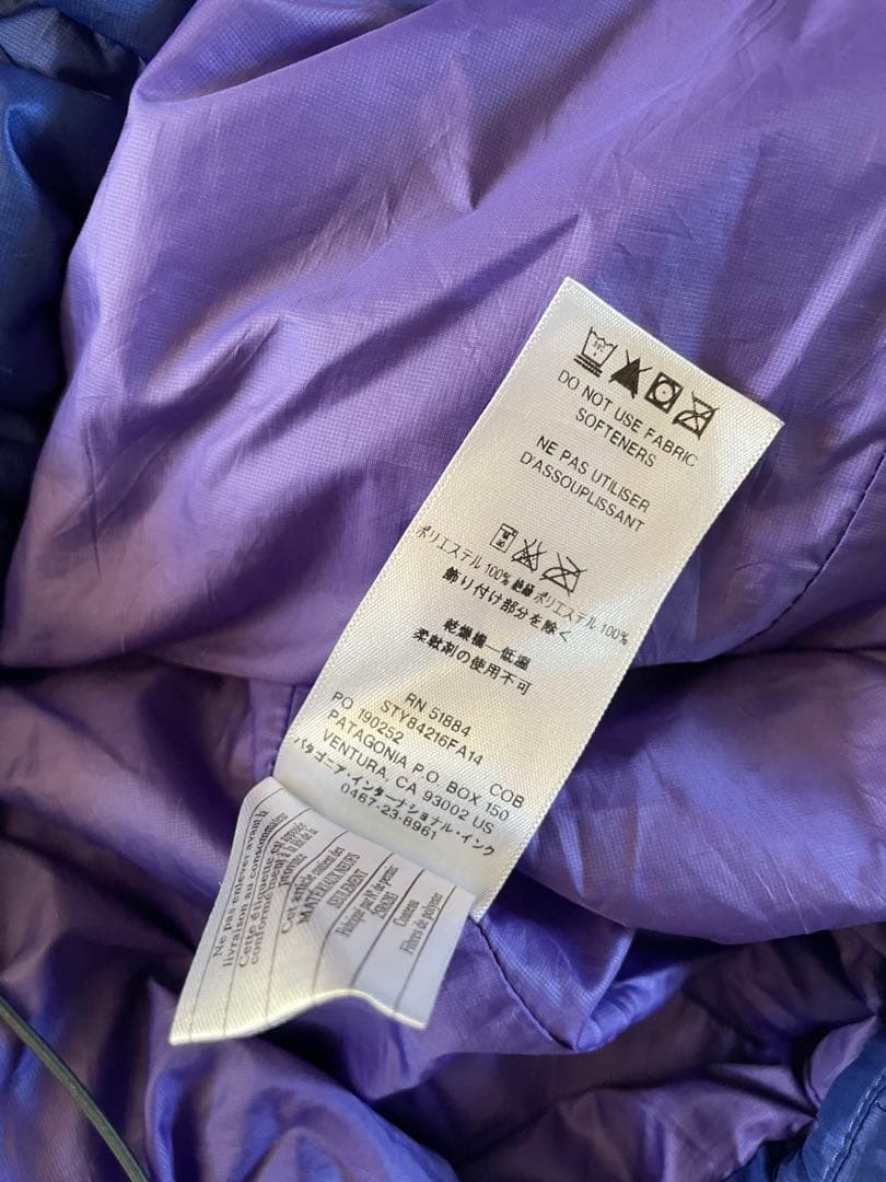 w*o様 patagonia ナノパフ　ジャケット