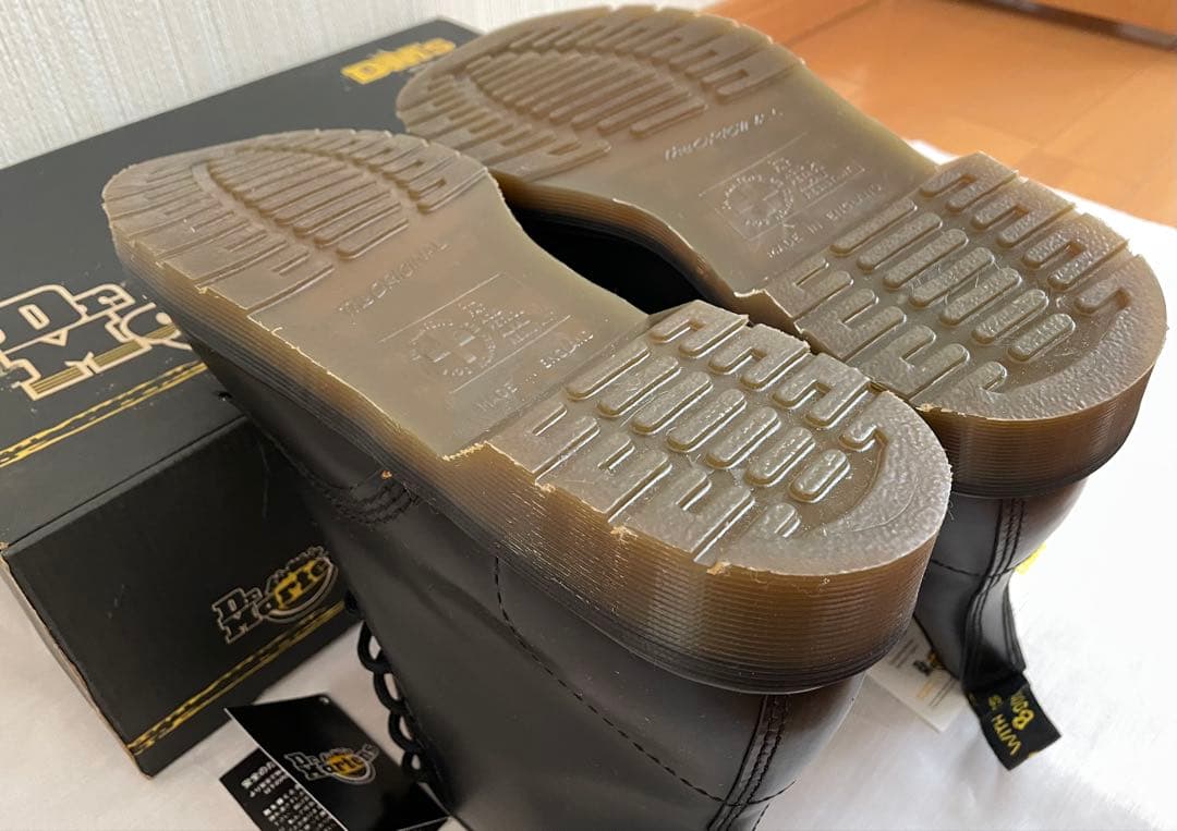 お*ん様 【美品】ドクターマーチン B-SM1460Z 8ホール ブーツ UK9