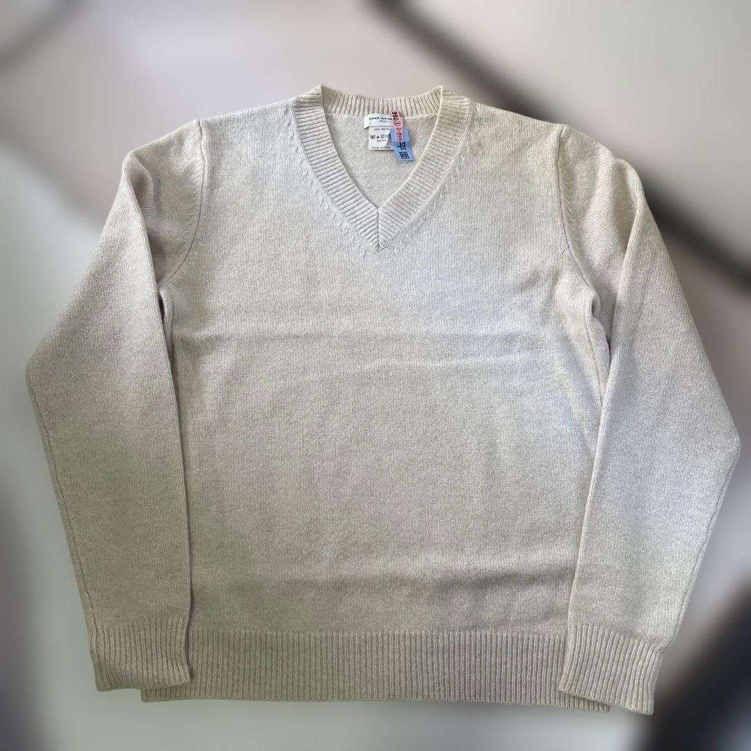 DRIES VAN NOTEN 100%ウール Vネックセーター