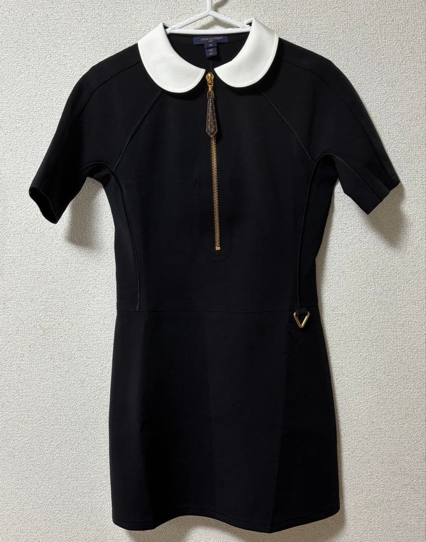 新品 ルイヴィトン テクニカルジャージーピーターパンカラードレス 40