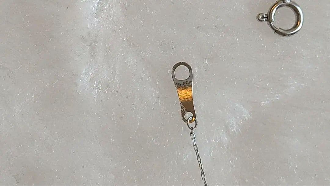 Pt850　ダイヤモンドネックレス