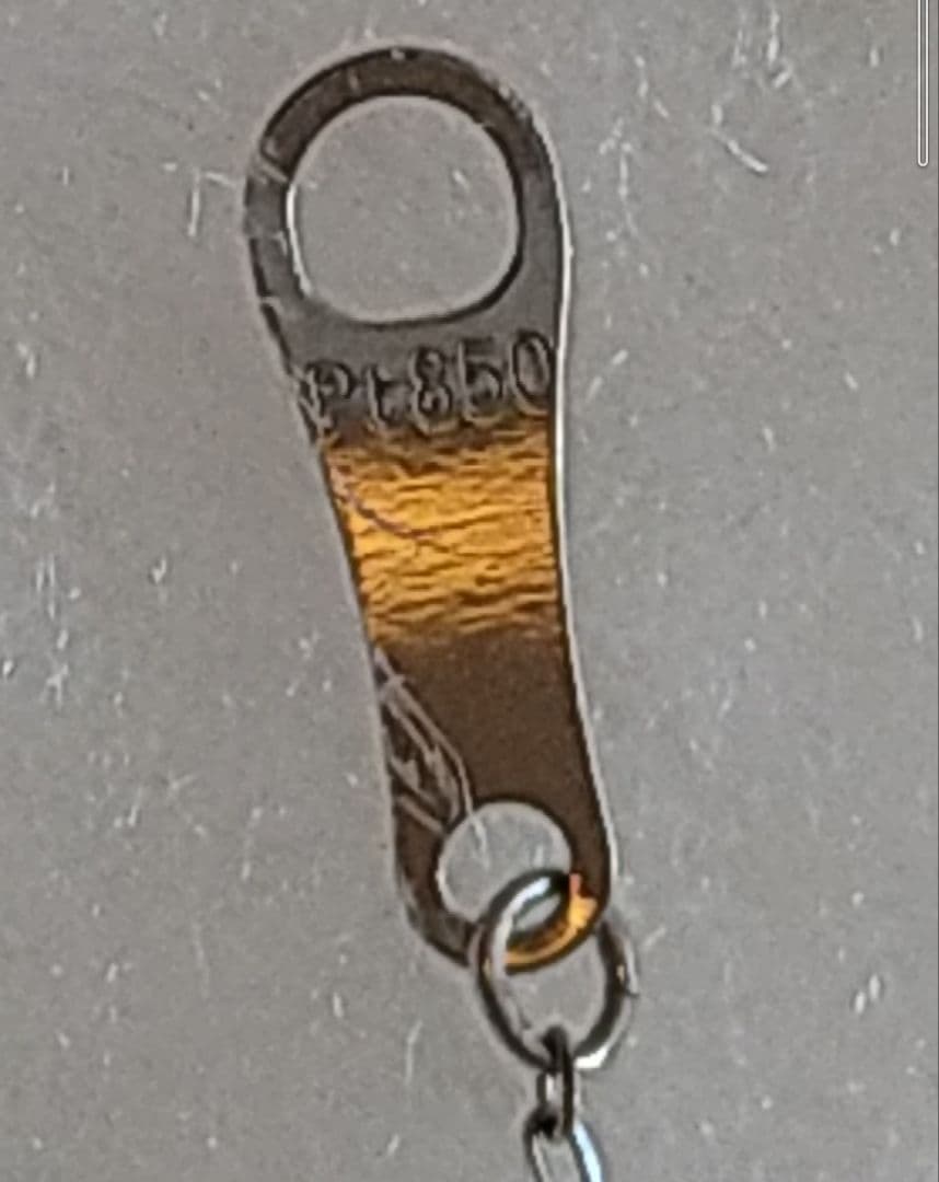 Pt850　ダイヤモンドネックレス