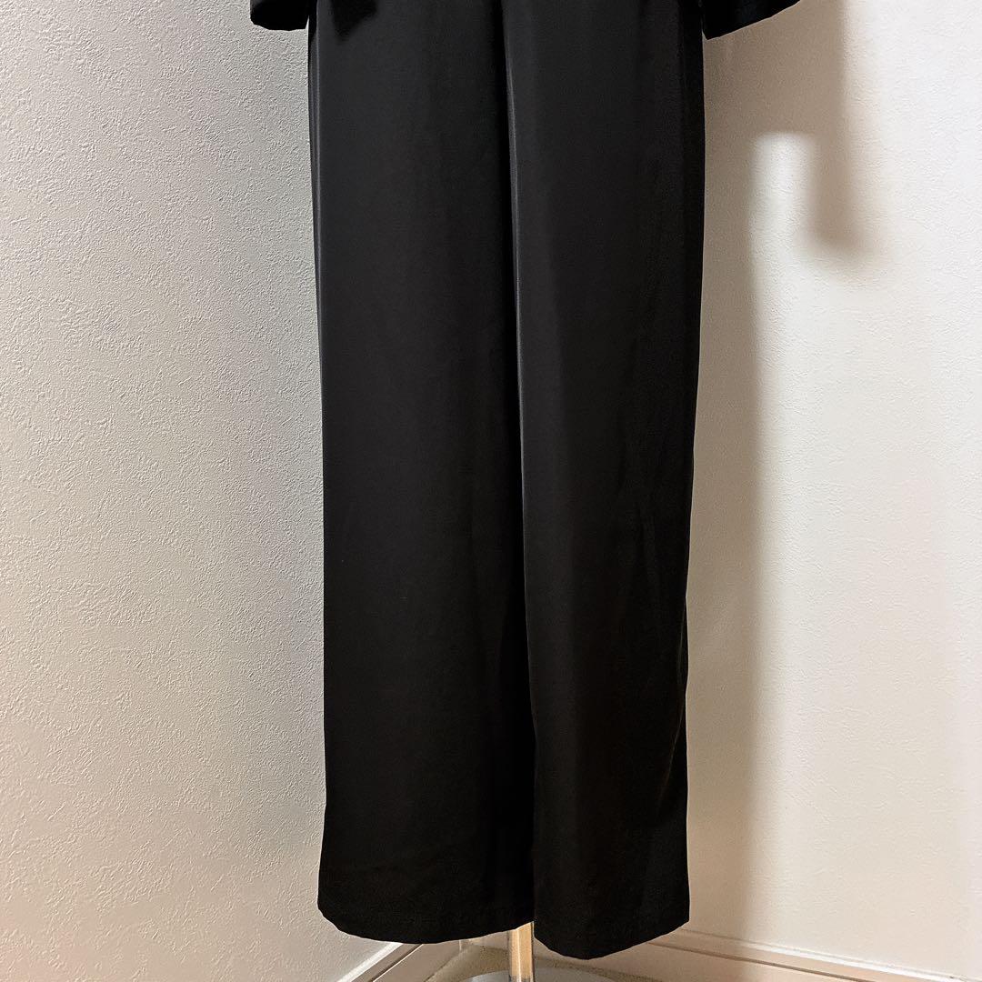 ニアナ　ブラック　プラクティカルショートジャケットセットアップ 2点セット