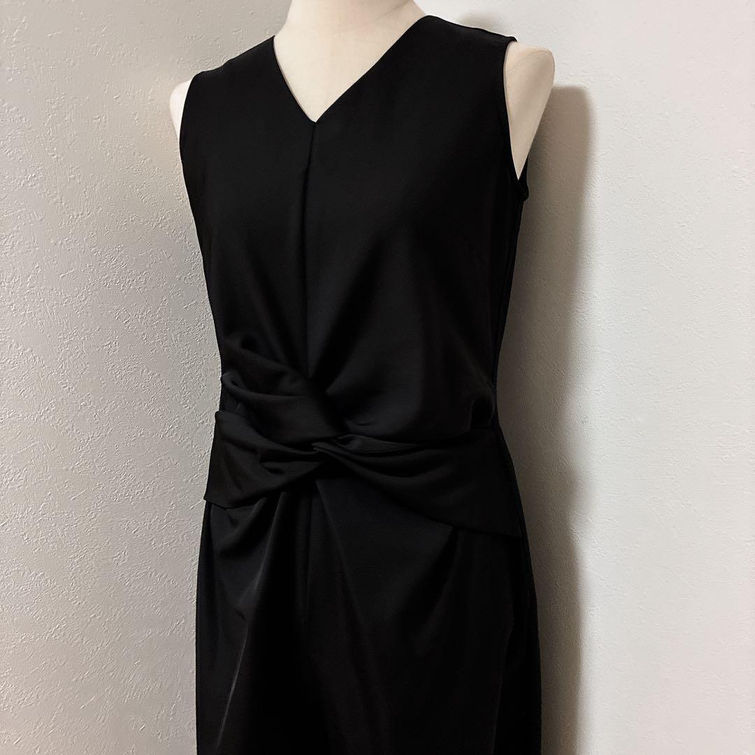 ニアナ　ブラック　プラクティカルショートジャケットセットアップ 2点セット