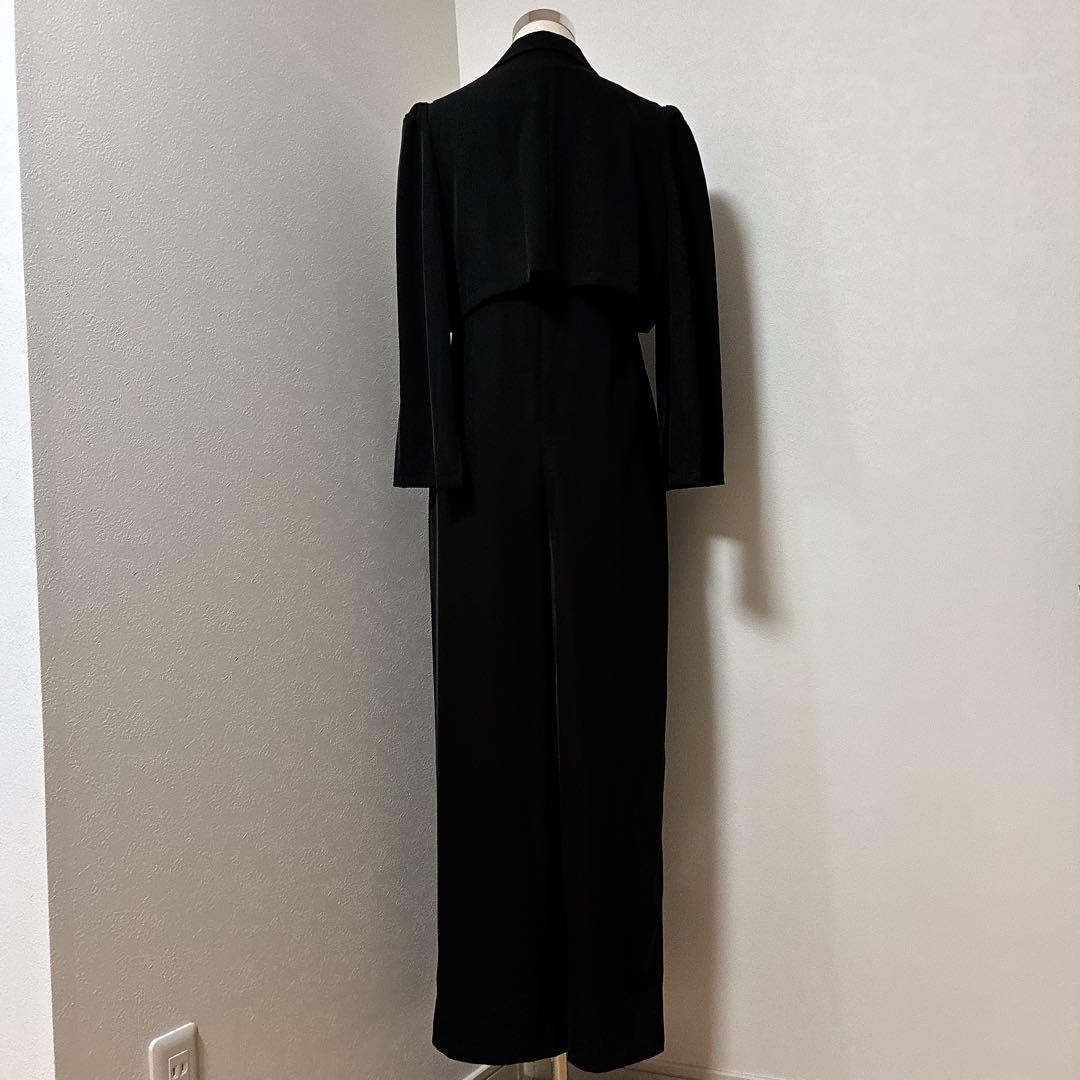 ニアナ　ブラック　プラクティカルショートジャケットセットアップ 2点セット