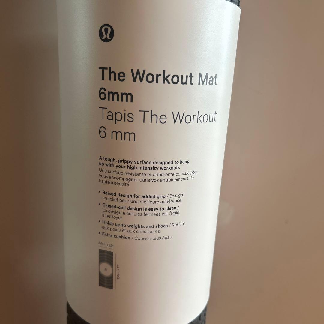 The Workout Mat 6mm ブラック