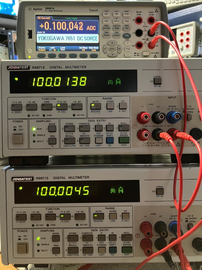 ADVANTEST R6871E 6.5桁 DMM