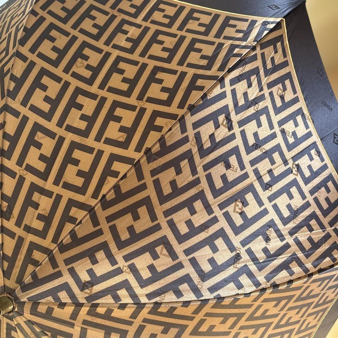 K282 FENDI ズッカ柄 長傘 ロゴ
