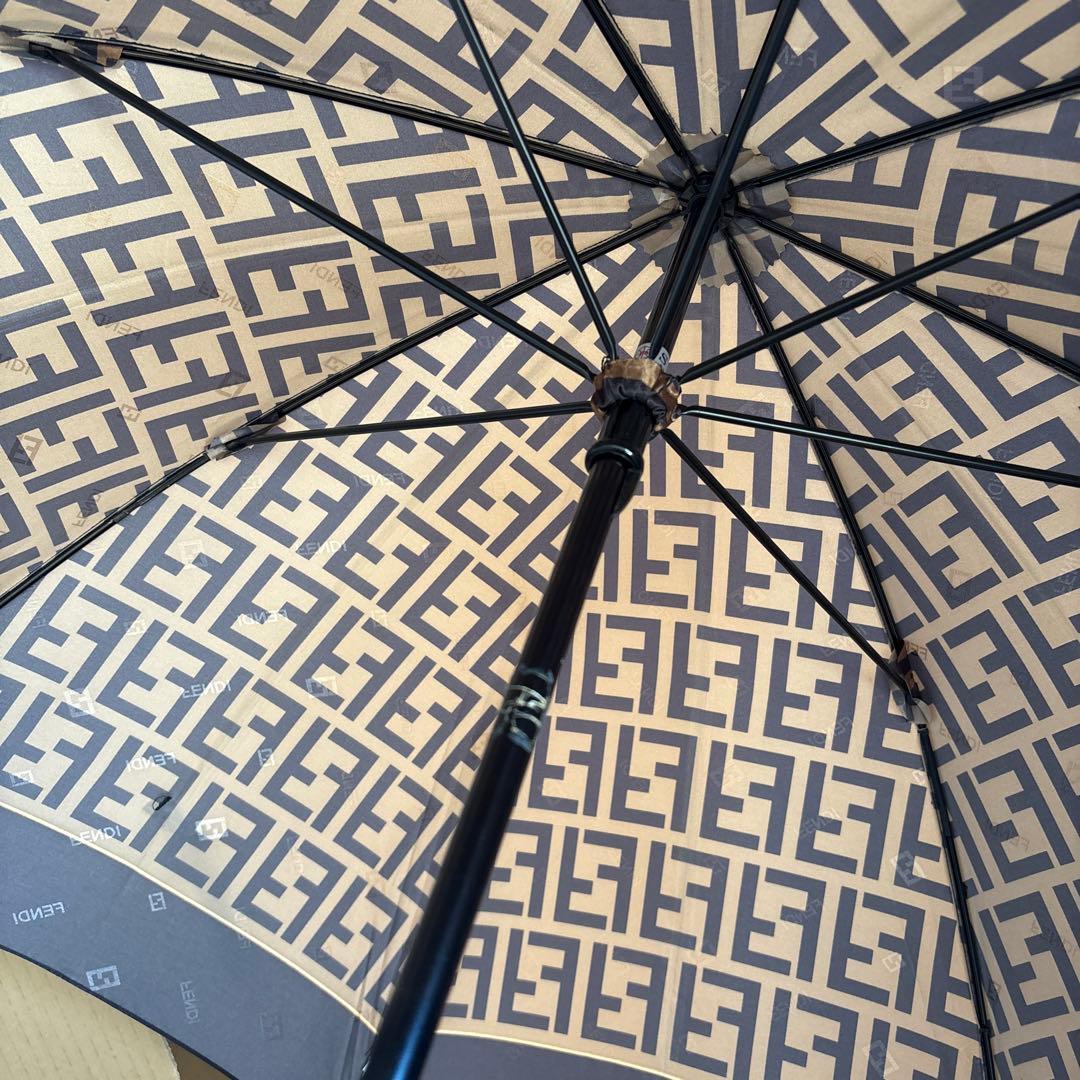 K282 FENDI ズッカ柄 長傘 ロゴ