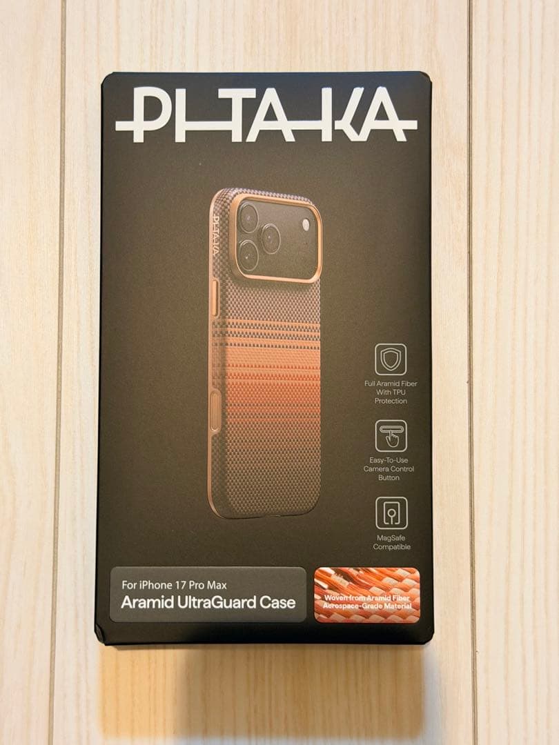 iPhoneアクセサリー PITAKA iPhone17ProMax UltraGurad Sunset