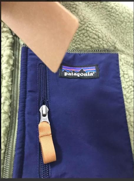 【未使用】 patagonia フリースベスト M オリーブグリーン