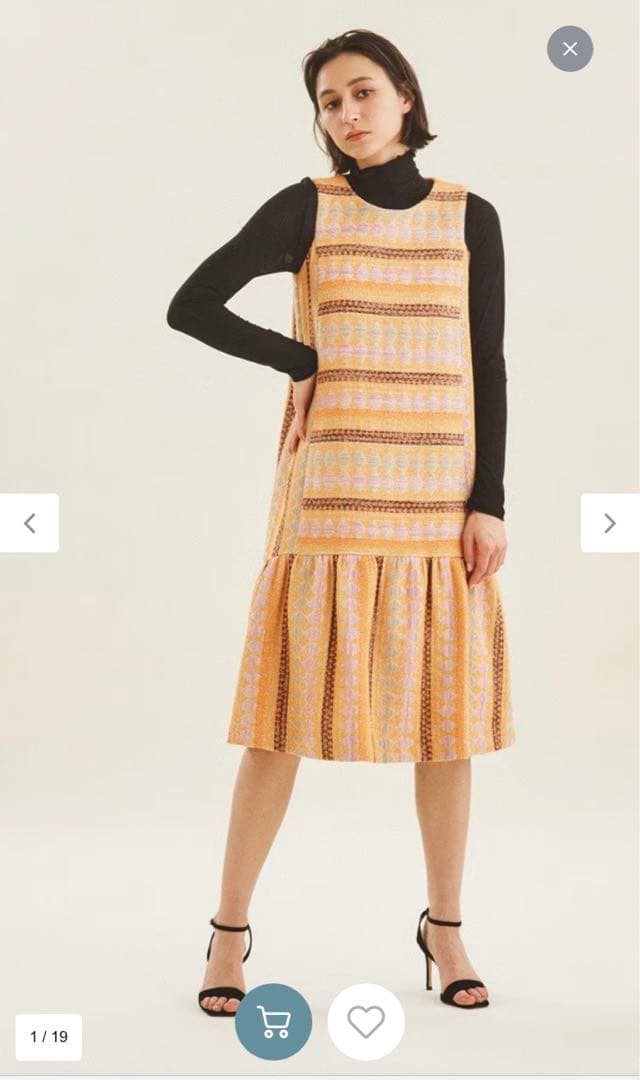 【新品未使用】エスニックジャガードワンピース　グレースコンチネンタル