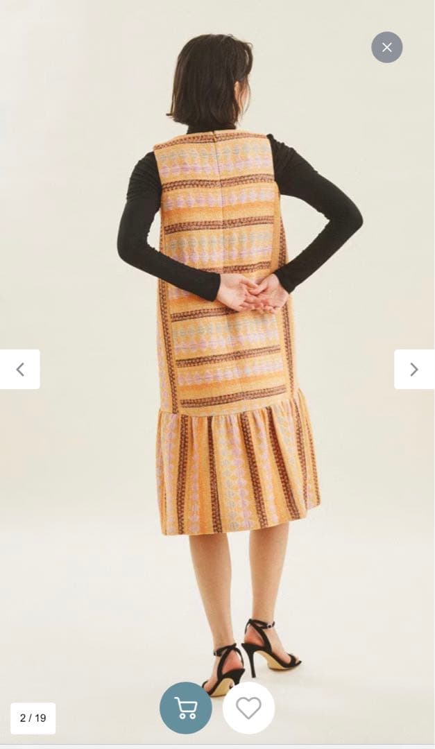 【新品未使用】エスニックジャガードワンピース　グレースコンチネンタル