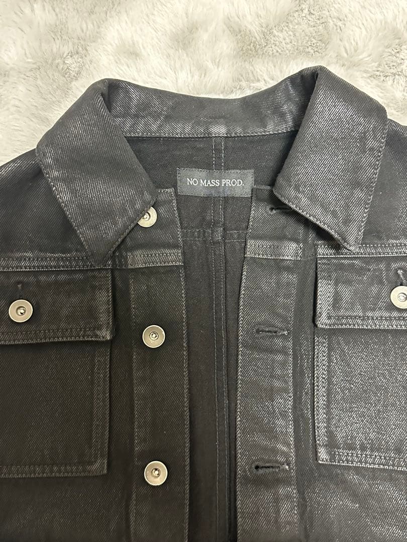 ジャケット・アウター no mass prod 008GLM WAXED DENIM JACKET S