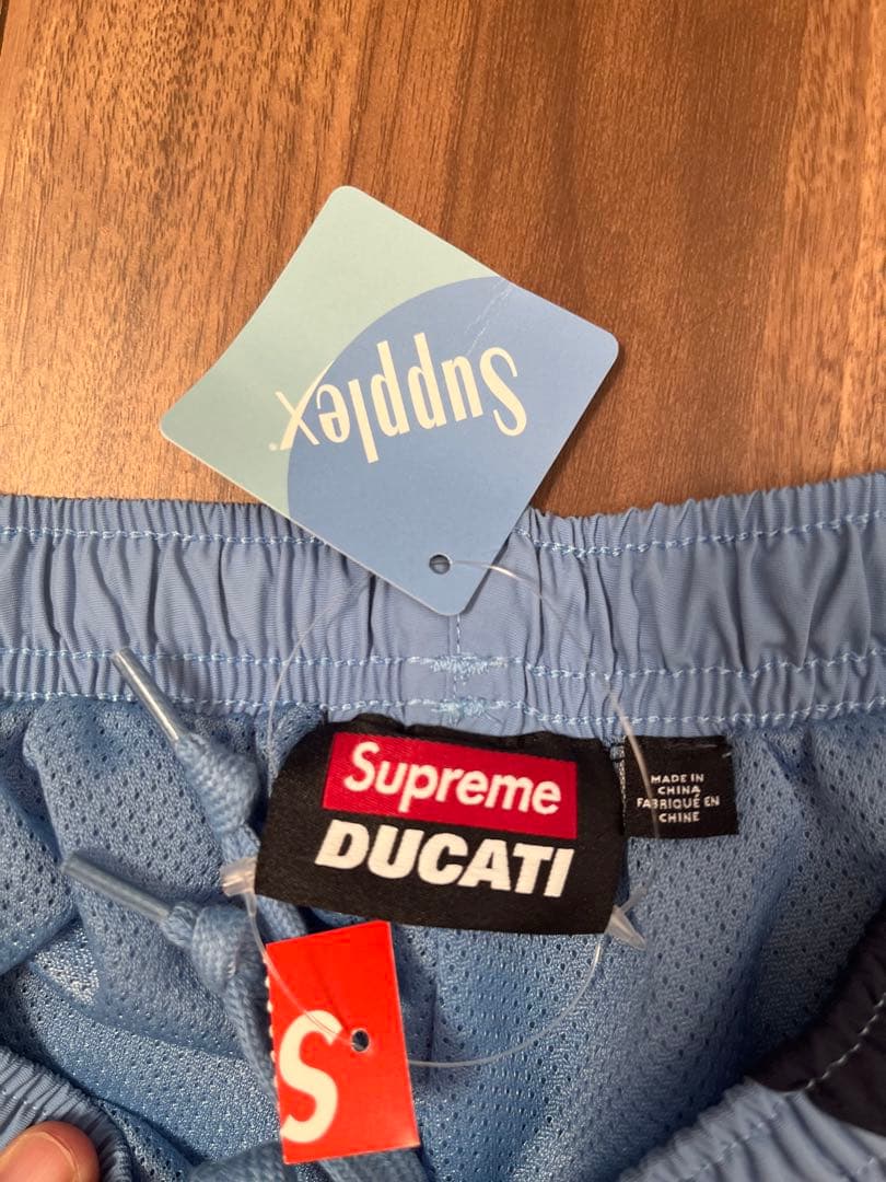 24SS SUPREME DUCATI TRACK PANTナイロンパンツ