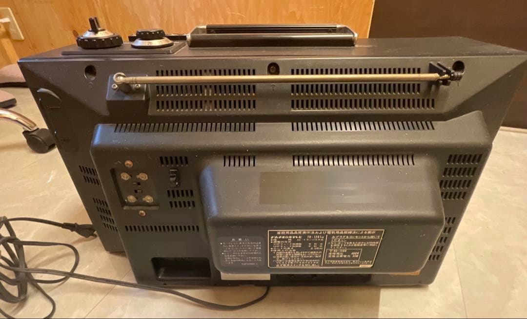 ジャンク品　National TVラジオカセットレコーダー