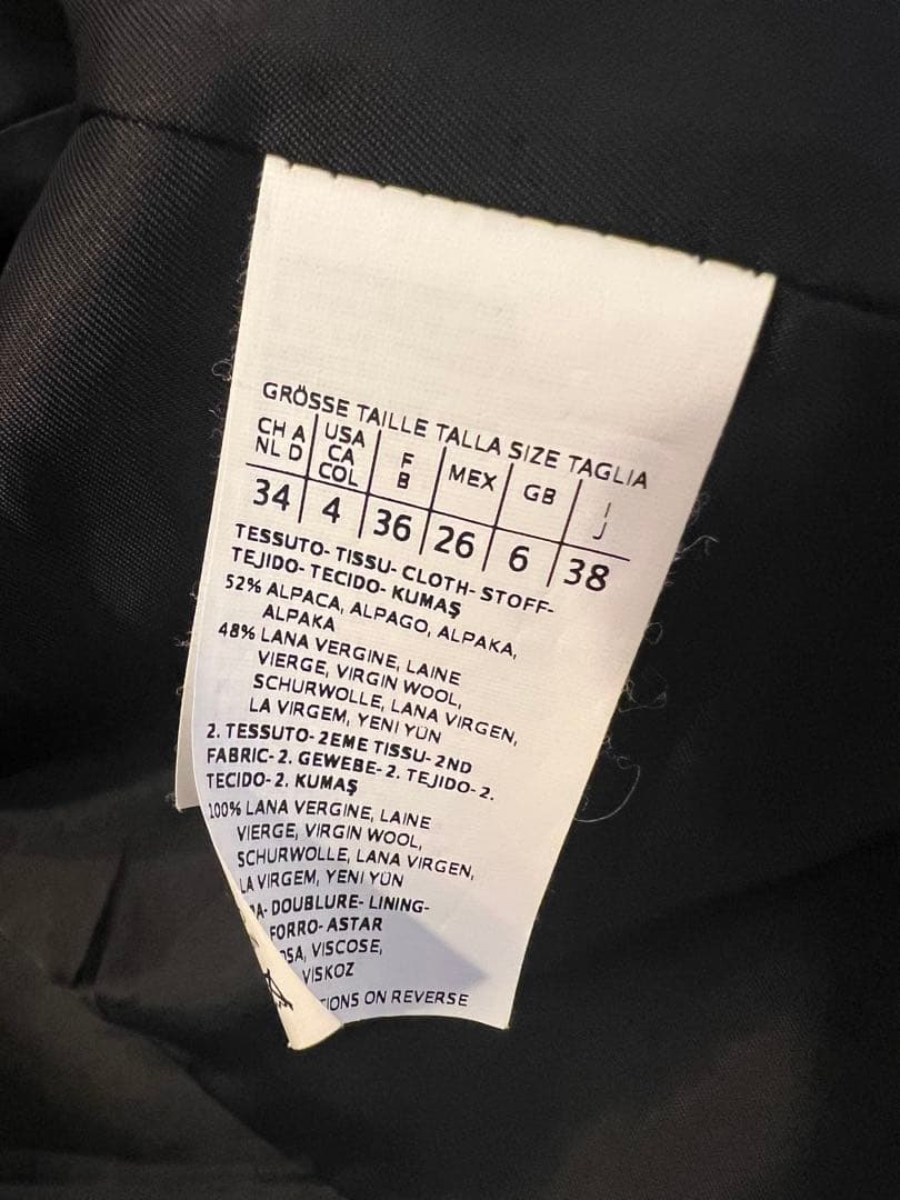 Maxmara ボア切替ファーコート