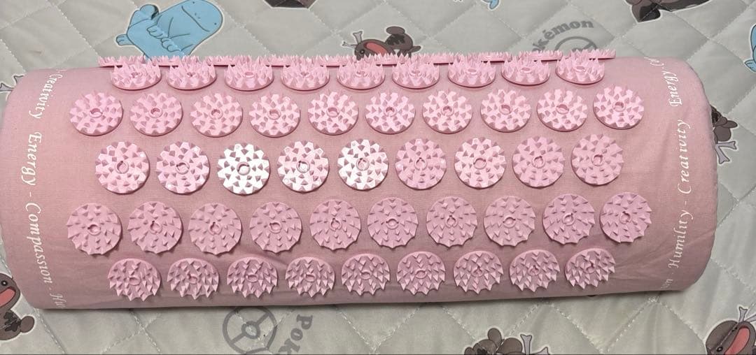 【美品】SHAKTI シャクティマット &枕セット　ピンク