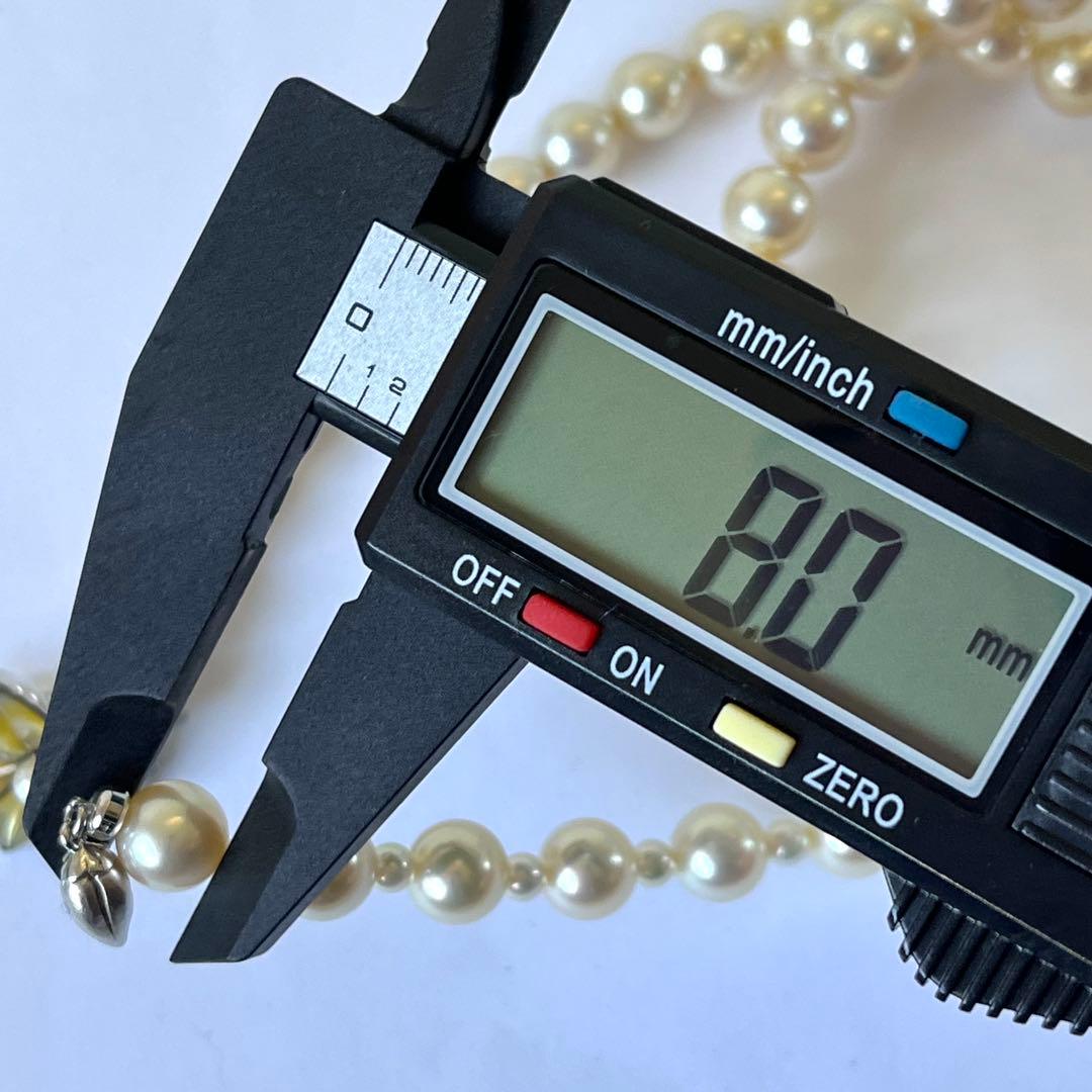 Sun様✨留花 あこや真珠 8.0-8.5mm ネックレス 16.2万 鑑別書付