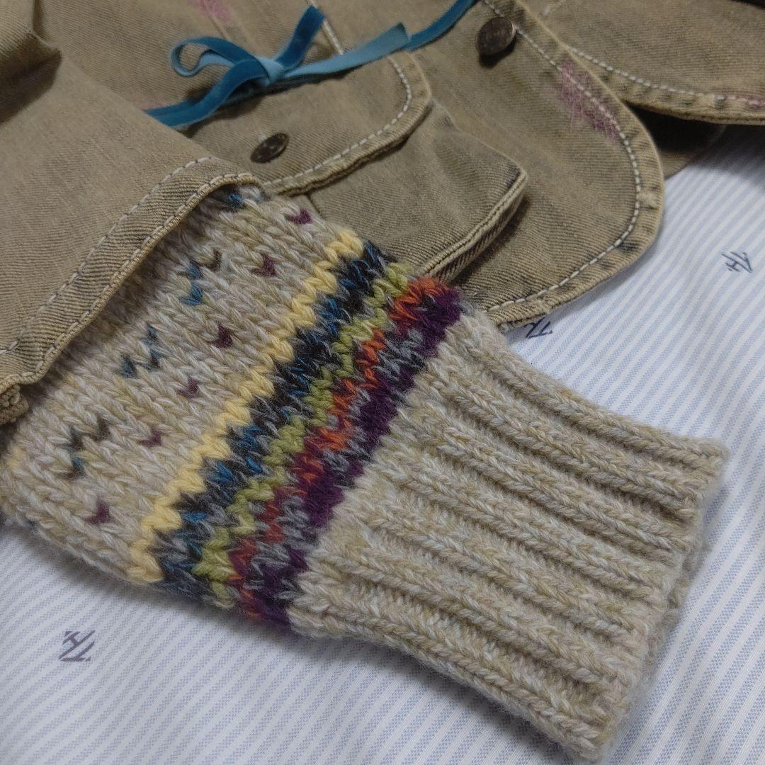 花等のモチーフ付きカジュアルジャケット イタリア製 TricotChic