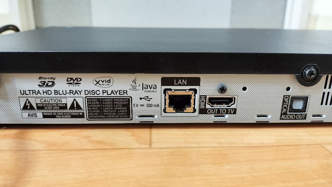 希少4K UHDブルーレイディスク再生専用機 LG UBK80 動作確認済み