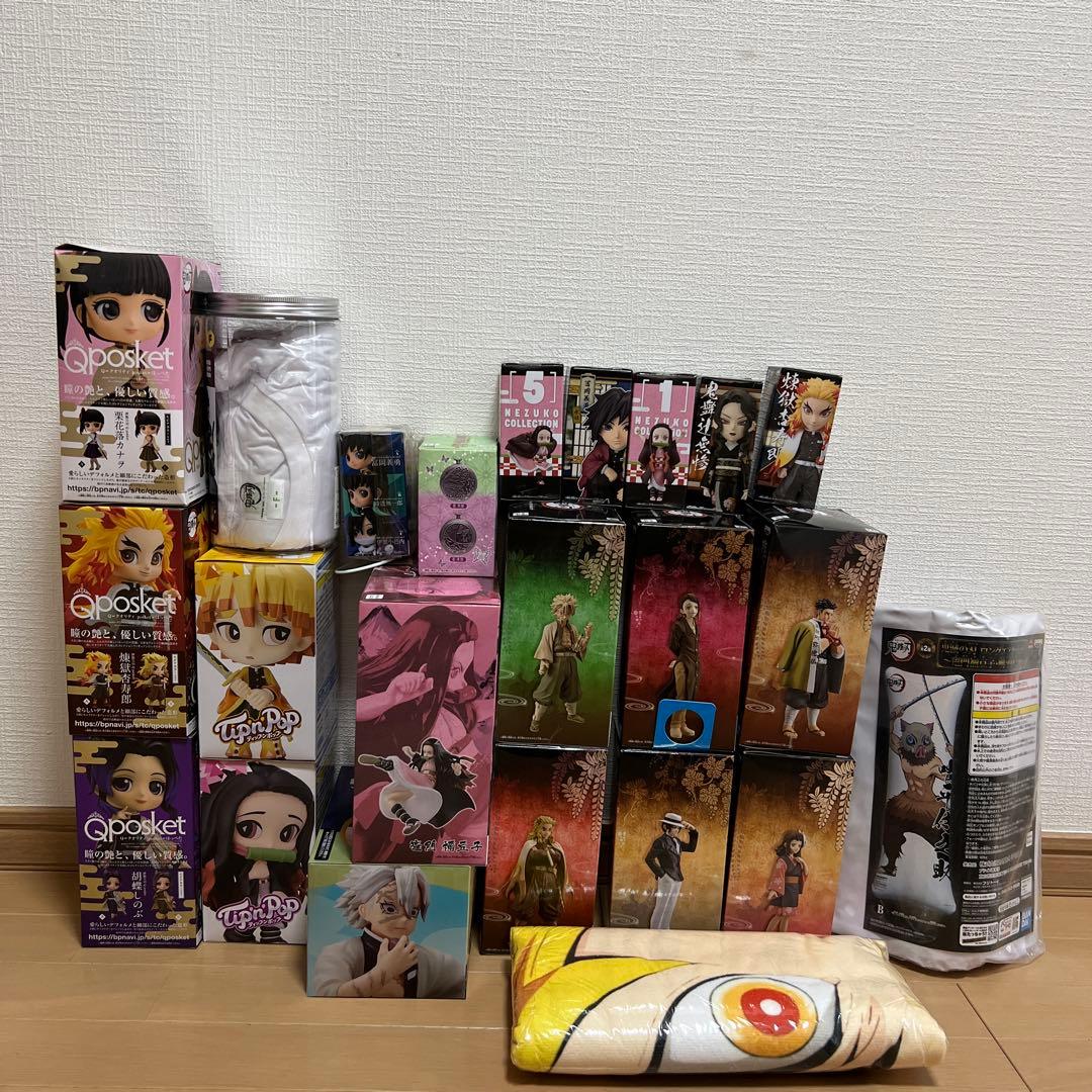 「未開封」鬼滅の刃 不死川実弥 ちょこのせフィギュア他セット Qposket