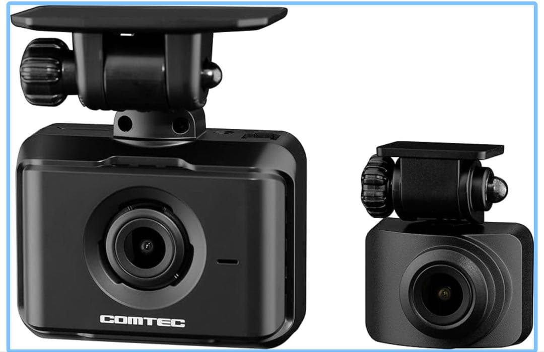 コムテック 車用 前後2カメラ ドライブレコーダー ZDR017AZ