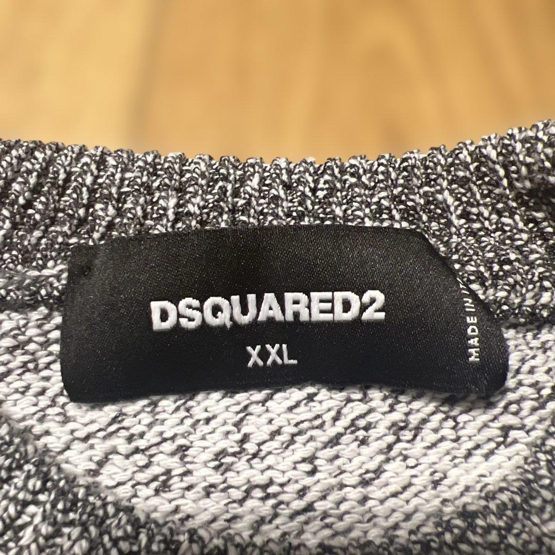 DSQUARED2 グレー クルーネックセーター XXL