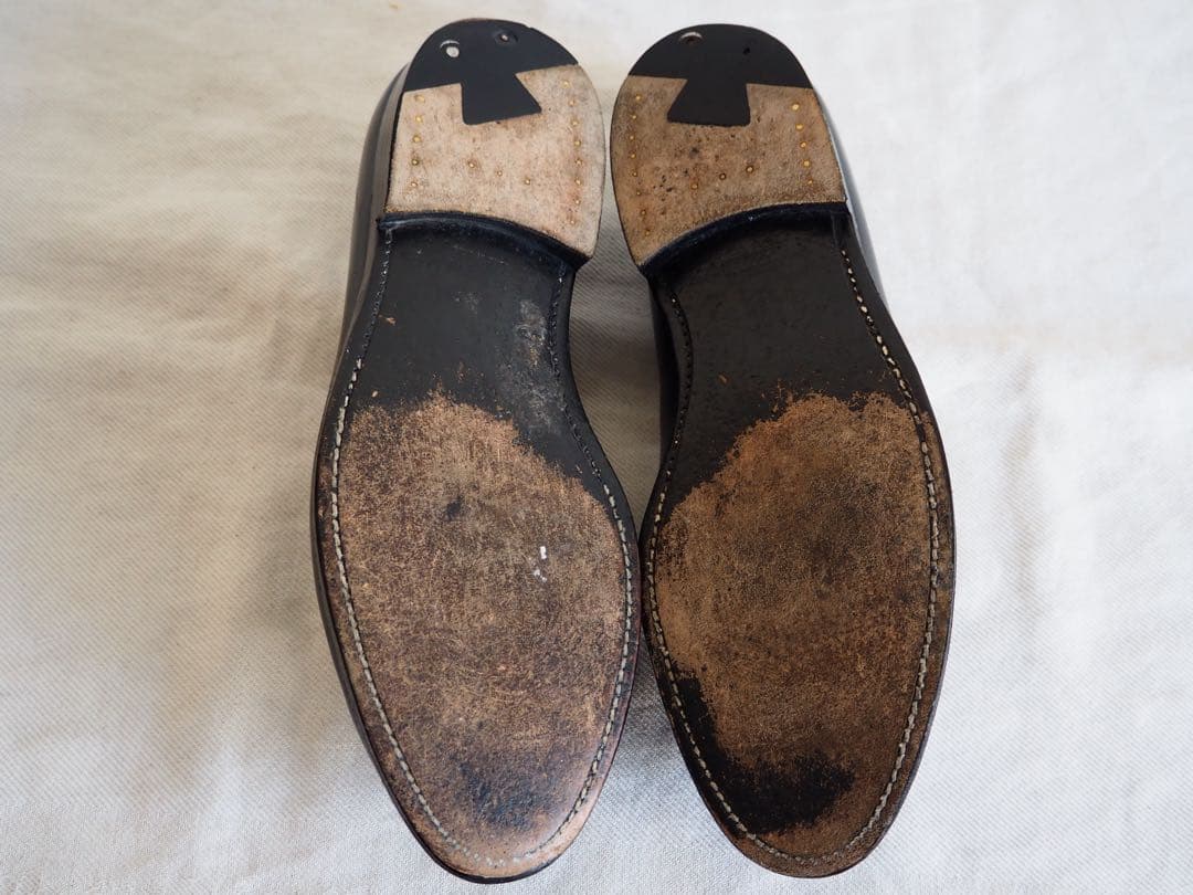 靴 Alden 660 Black Tassle Loafers US 8