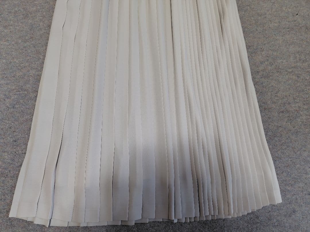 新品　AMACAアマカ　布帛コンビニットワンピワンピース38ベージュ44000円