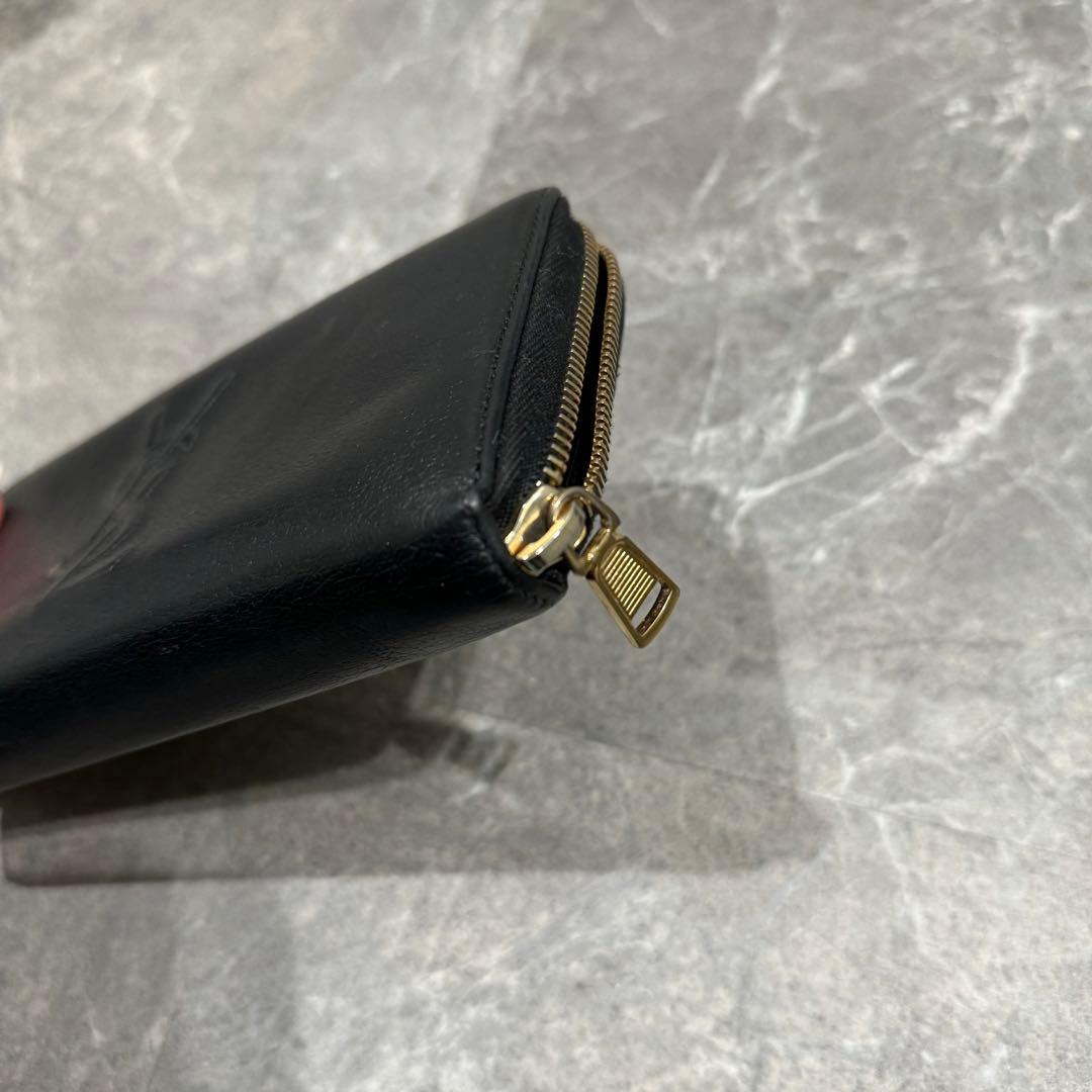 YSL サンローラン　長財布　レバーブラック