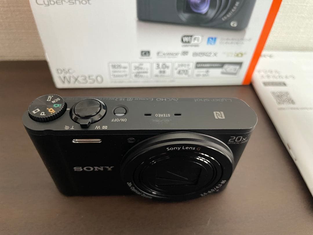 ソニー SONY Cyber-shot DSC-WX350 ブラック ケース付