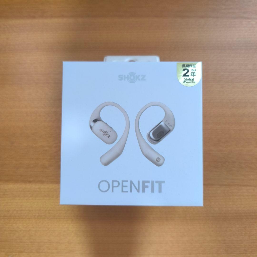shokz OPENFIT ワイヤレスイヤホン ホワイト