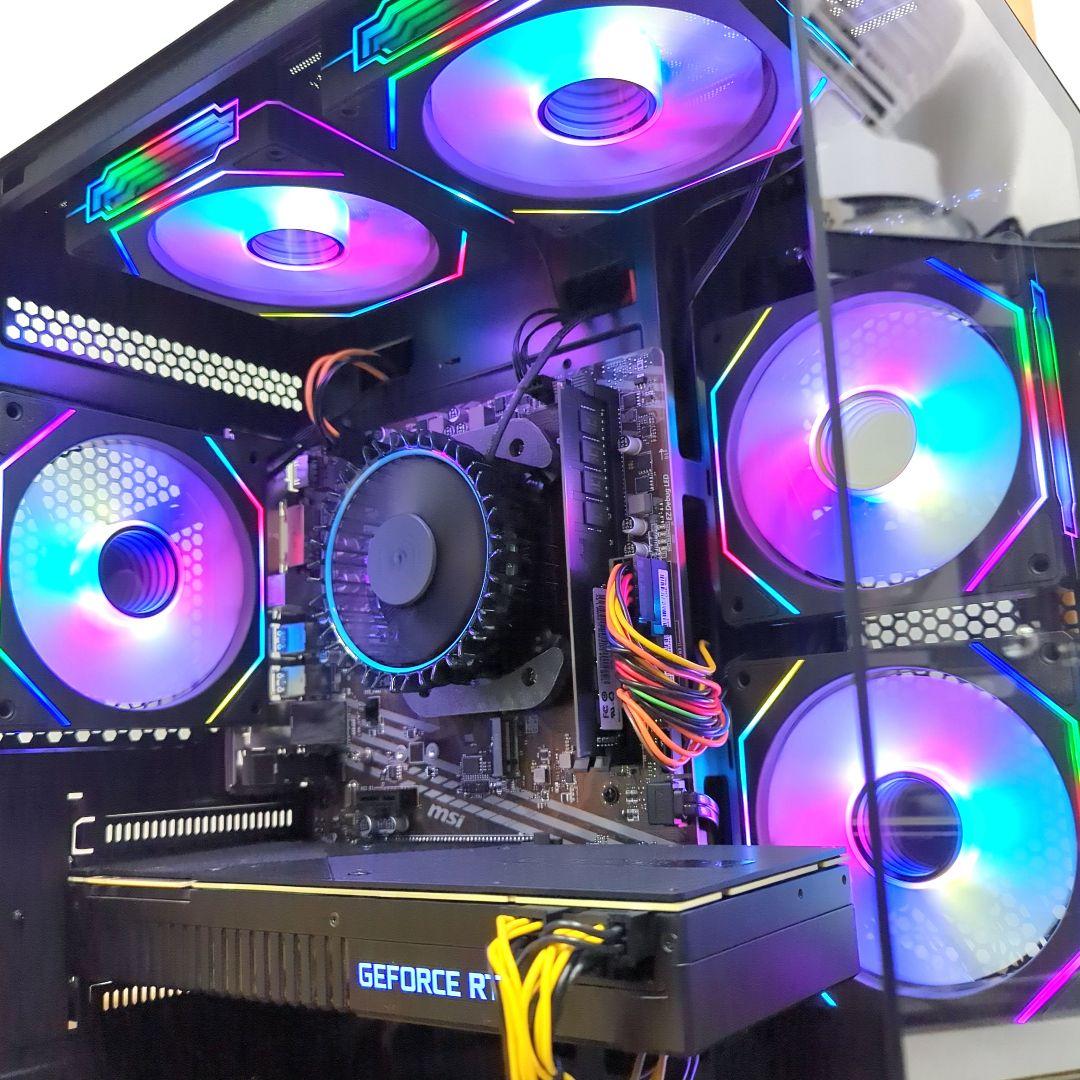 ⑥正月特価　新品ガラスケース　最新ファン　高性能ゲーミングPC RTX2080