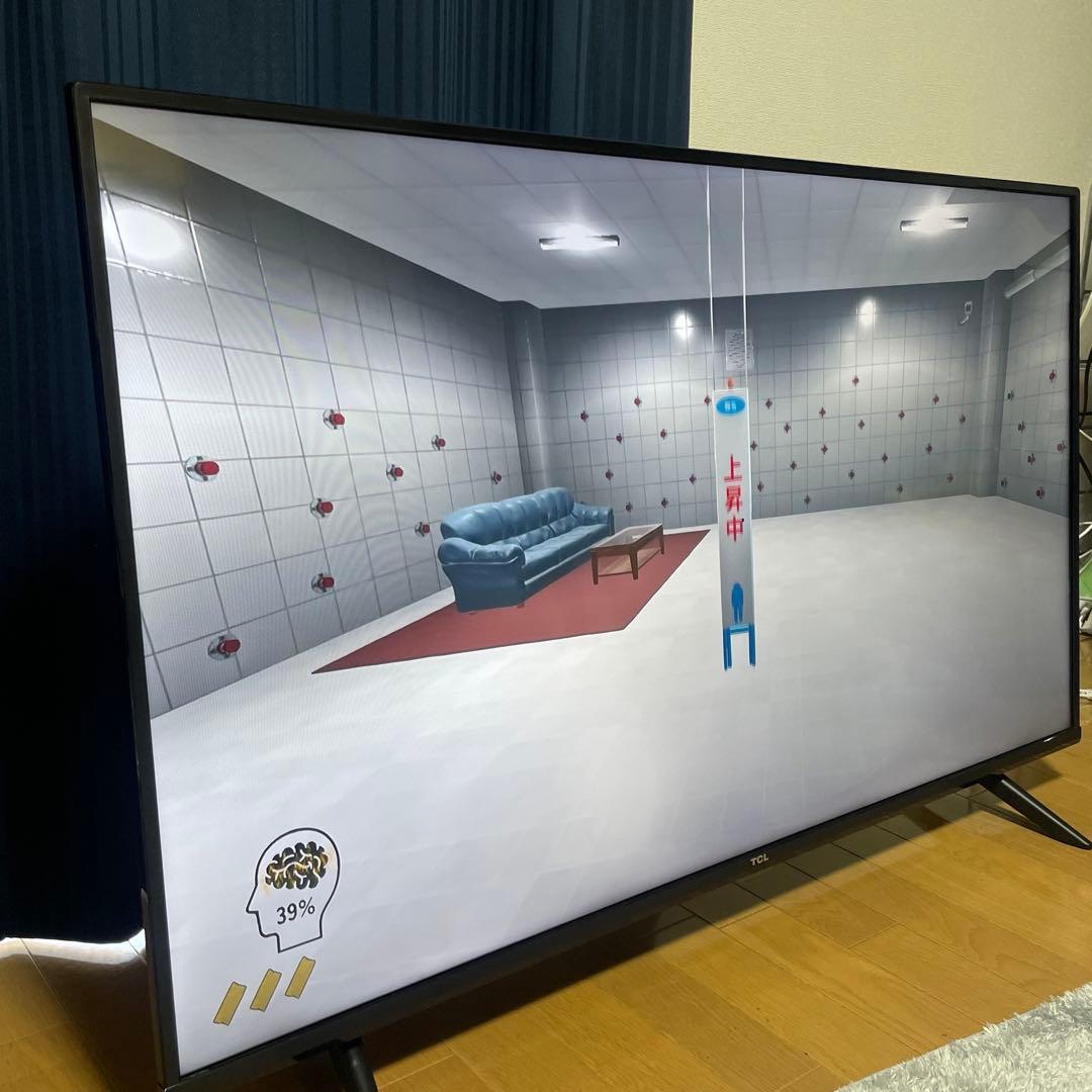 【最終値下げ】TCL 50型スマート液晶テレビ 4K 50P615 2022年製