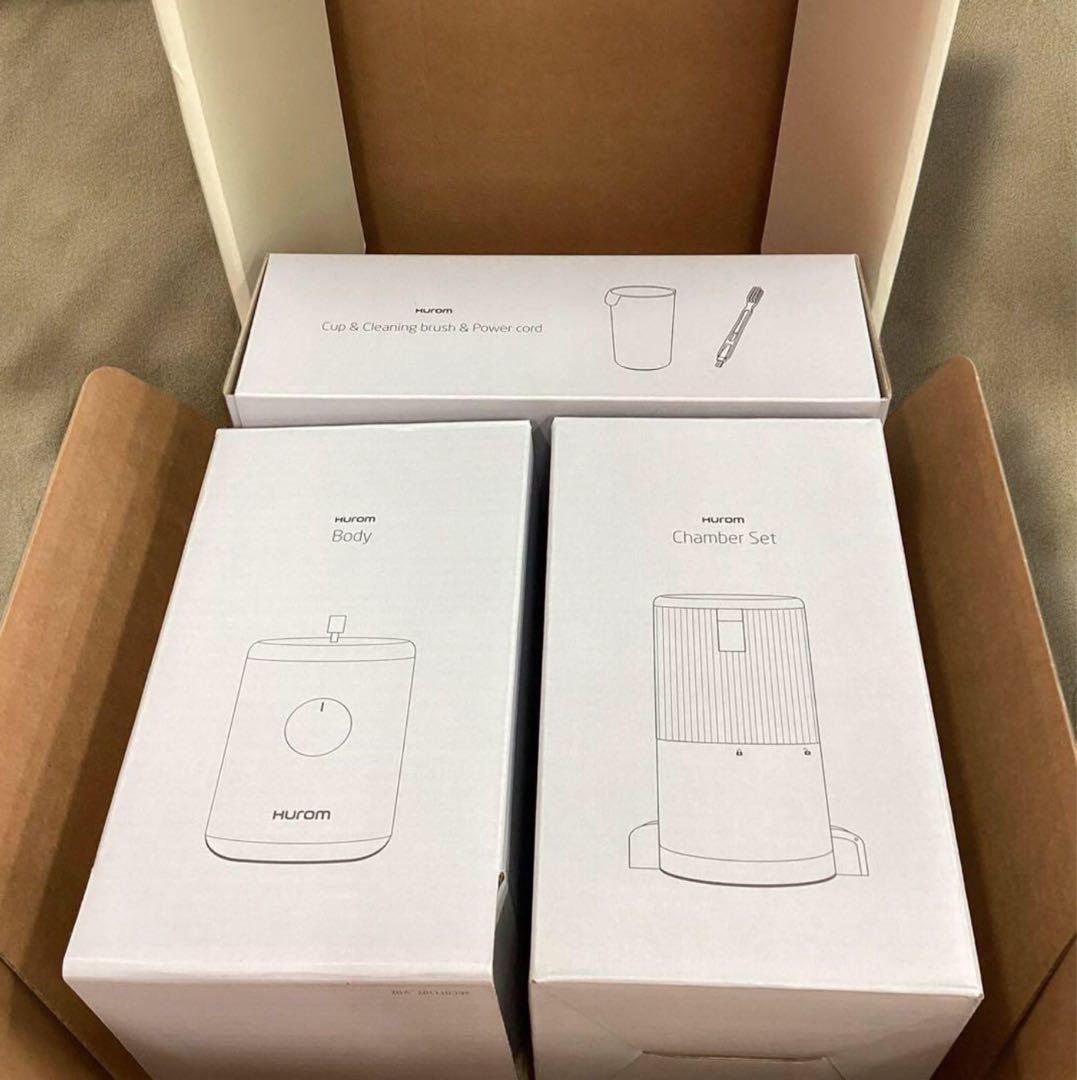 残りわずか【アウトレット】　H310A HUROM スロージューサー　ラベンダー