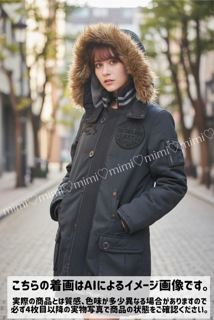 【美品】LIZ LISA doll モッズコート　ファー　平成　当時物　y2k