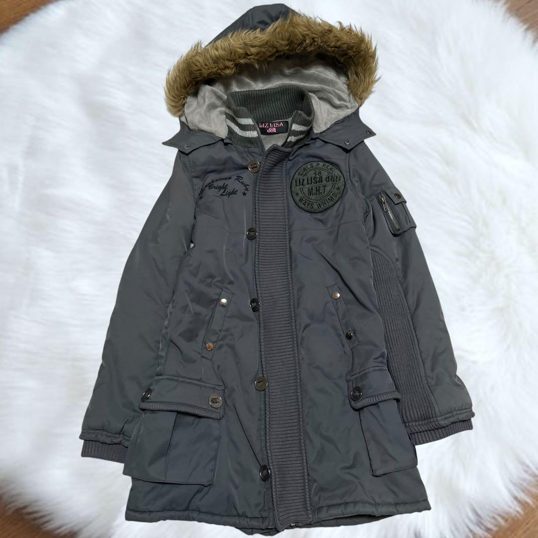 【美品】LIZ LISA doll モッズコート　ファー　平成　当時物　y2k