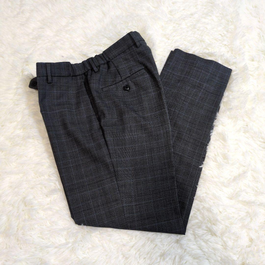 ユナイテッドアローズ　セットアップ　ゴム　ストレッチ　ウォッシュブル　チェック