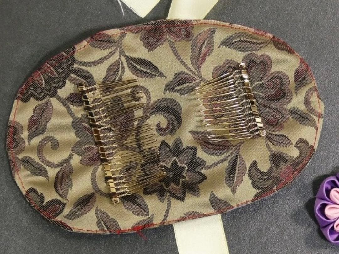 鳩のヘアアクセサリー　ヘッドドレス　レース　パール