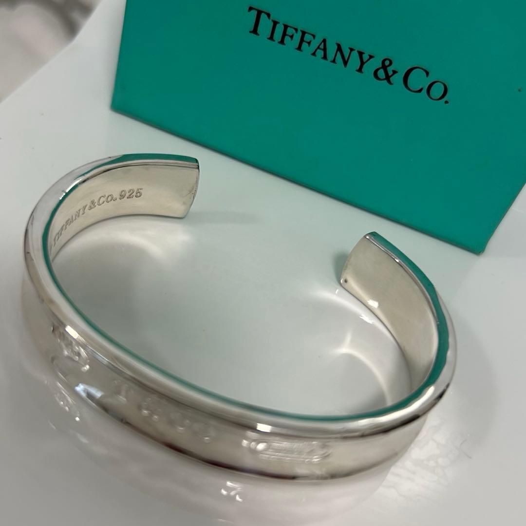 【美品】ティファニー ナロー 1837 バングル シルバー 925 正規品