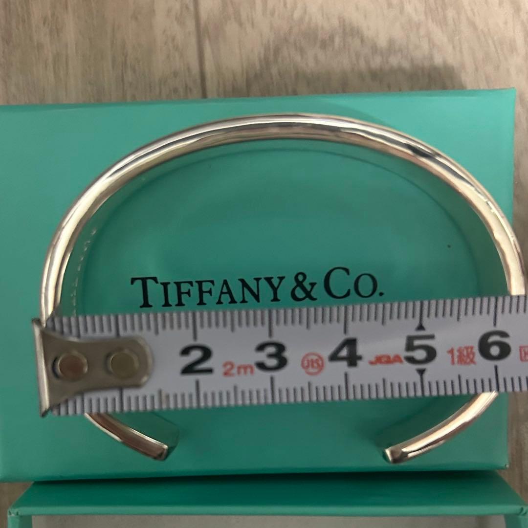 【美品】ティファニー ナロー 1837 バングル シルバー 925 正規品