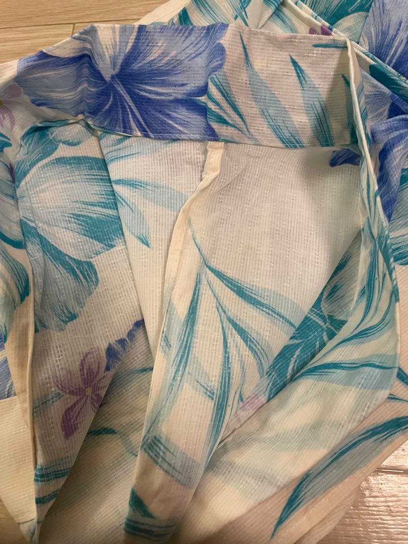 定価約30000円 浴衣帯セット ハイビスカス柄