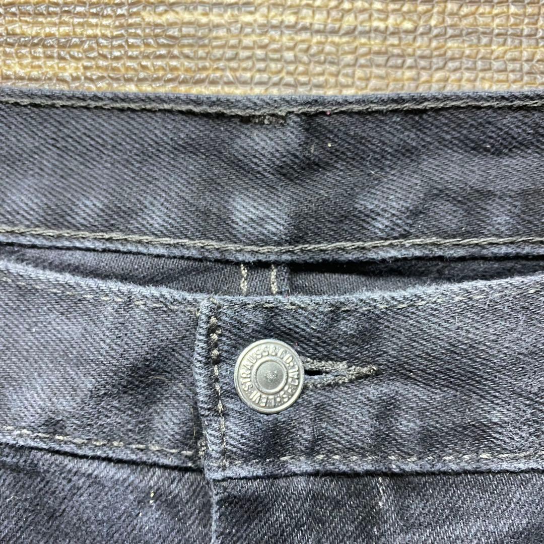 リーバイス550 バギー　ブラック　デニム　古着　ストリート　W40