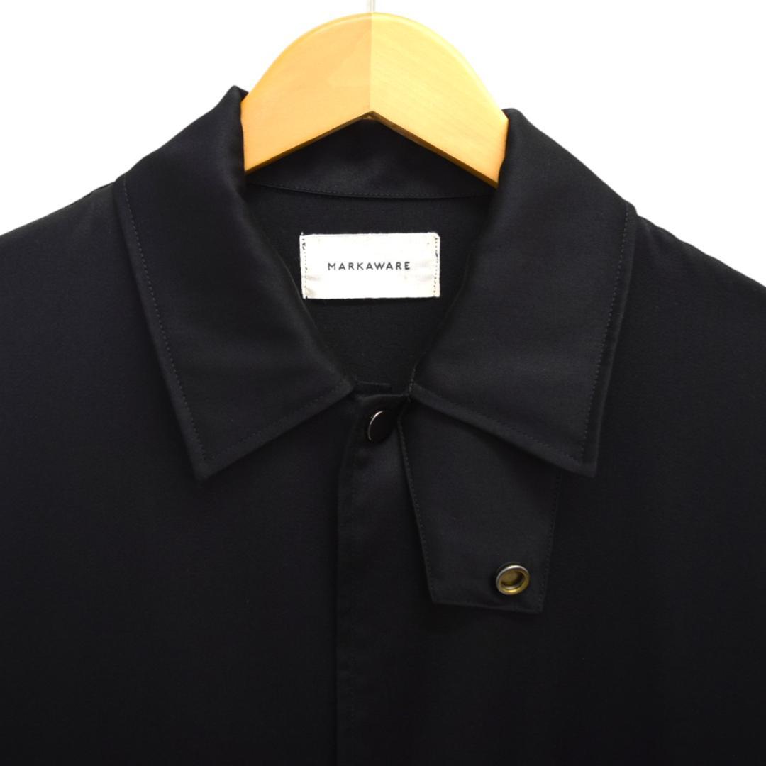 ジャケット・アウター MARKAWARE CASHMERE SATIN COACH JACKET