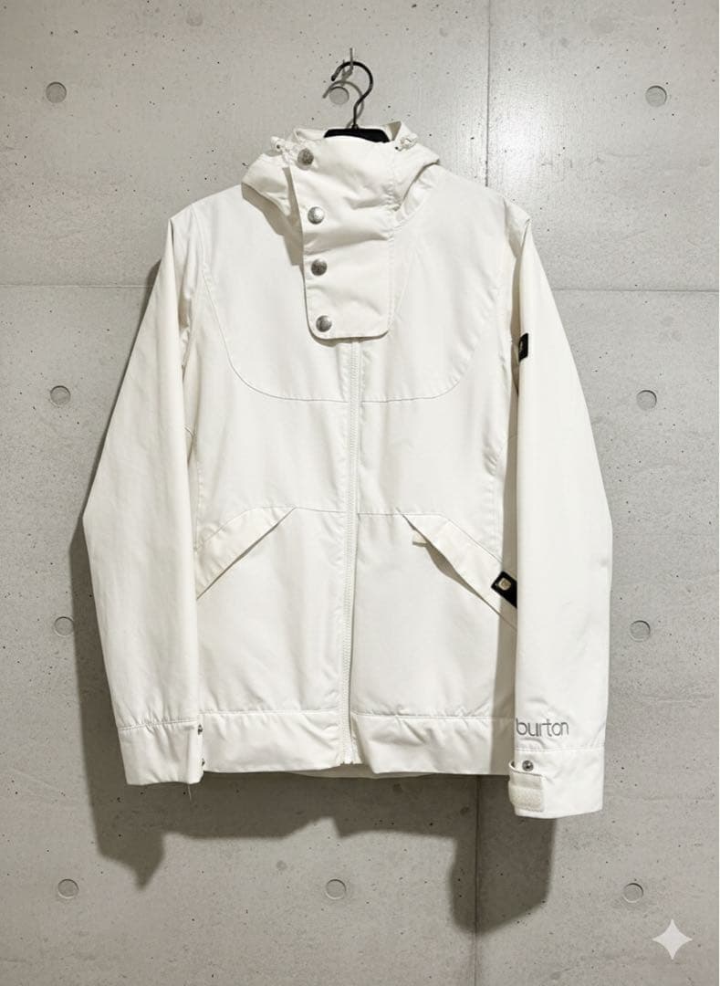 【希少】Burton × L.A.M.B. コラボ スノボウェア 刺繍 白 M