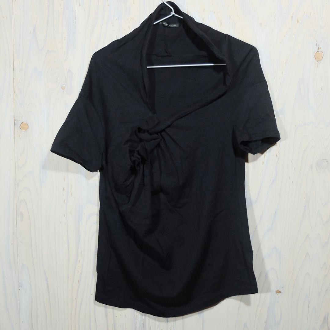 Y's ヨウジヤマモト変形カットソー　黒　サイズ2 made in Japan