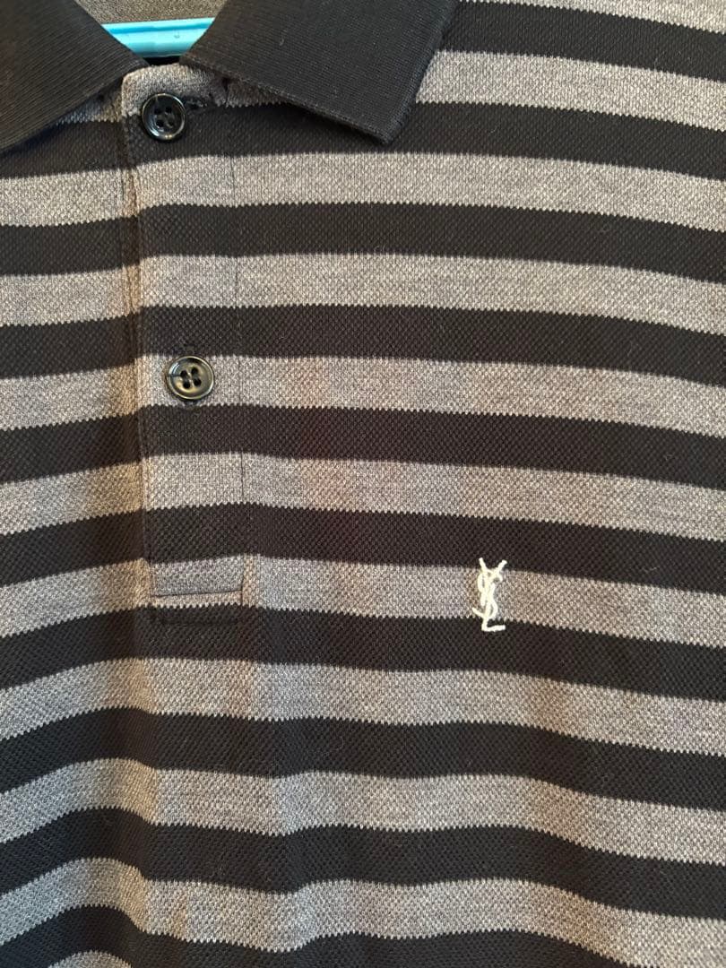 【SAINT LAURENT PARIS】 ポロシャツ_Lサイズ_定価4万程度